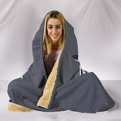 White Tiger Hooded Blanket