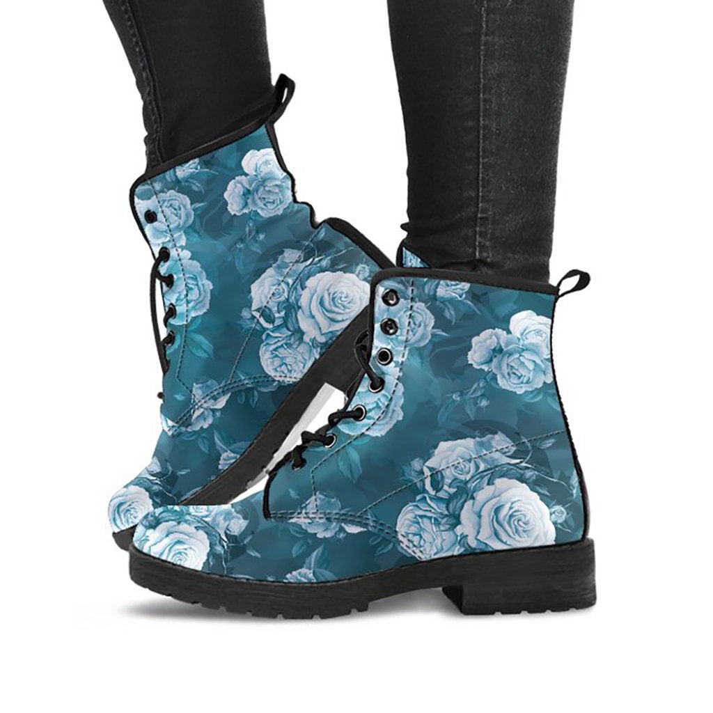 Blue Rose Floral Printed Boots product image
