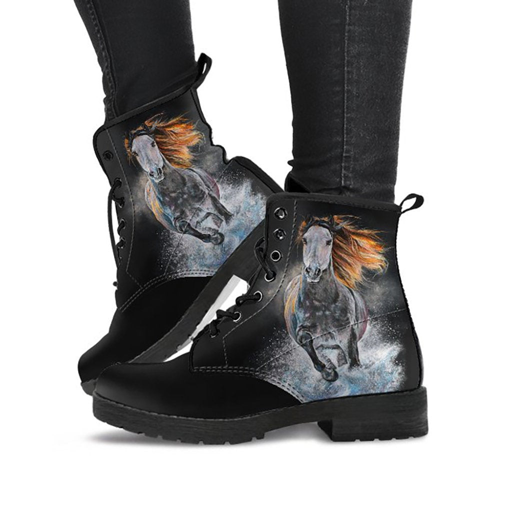 Running Horse Printed Boots product image