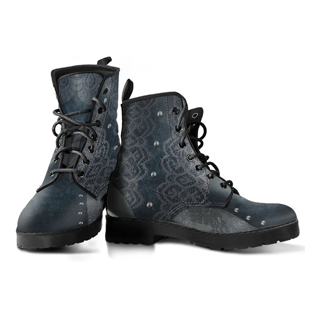Dark Grey Decor Womens Boots