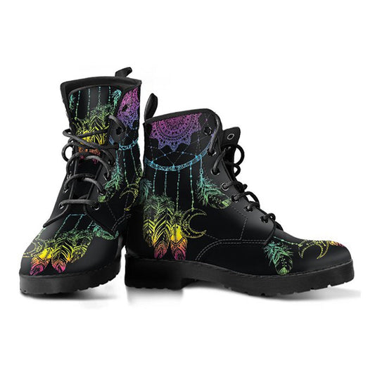 Colorful Boho Dream Catcher Womens Boots
