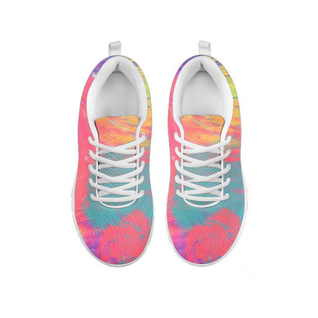 Colorful Abstract Pastel Printed Running Shoes
