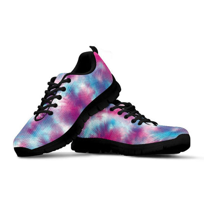 Pink & Purple Tie Dye Abstract Sneakers