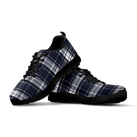 Blue Yellow Plaid Sneakers
