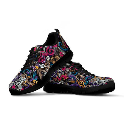 Colorful Funky Musical Sneakers