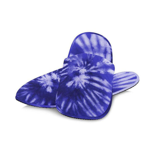 Royal Blue Tie Dye Slippers