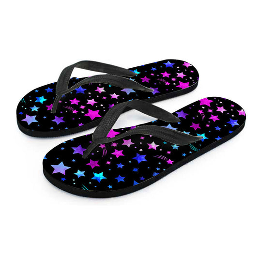 Pink & Purple Stars Flip Flops