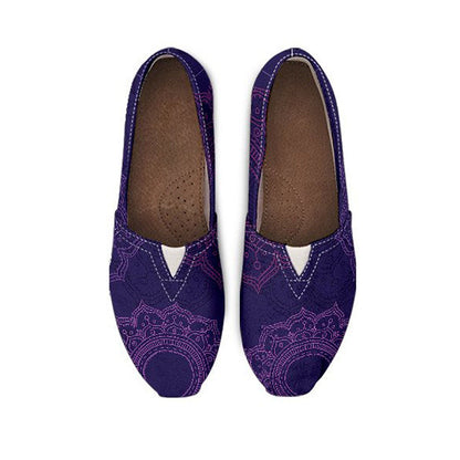 Purple Mandalas Casual Shoes
