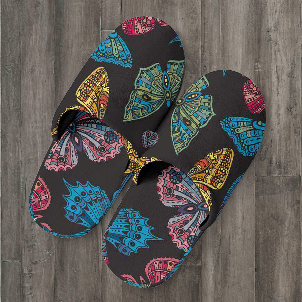 Colorful Butterflies Slippers