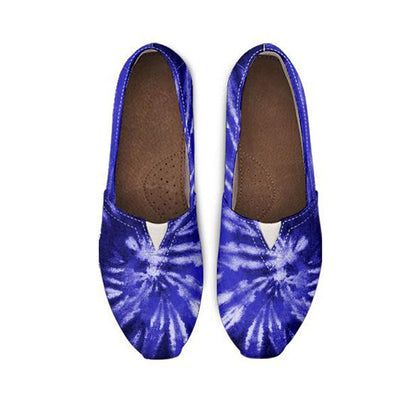 Royal Blue Tie Dye Casual Shoes