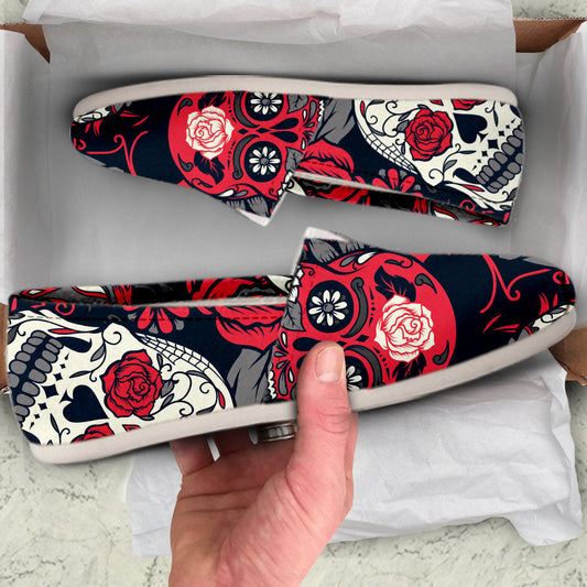 Sugar Skulls & Roses Casual Shoes