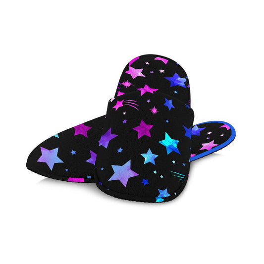 Pink & Purple Stars Slippers