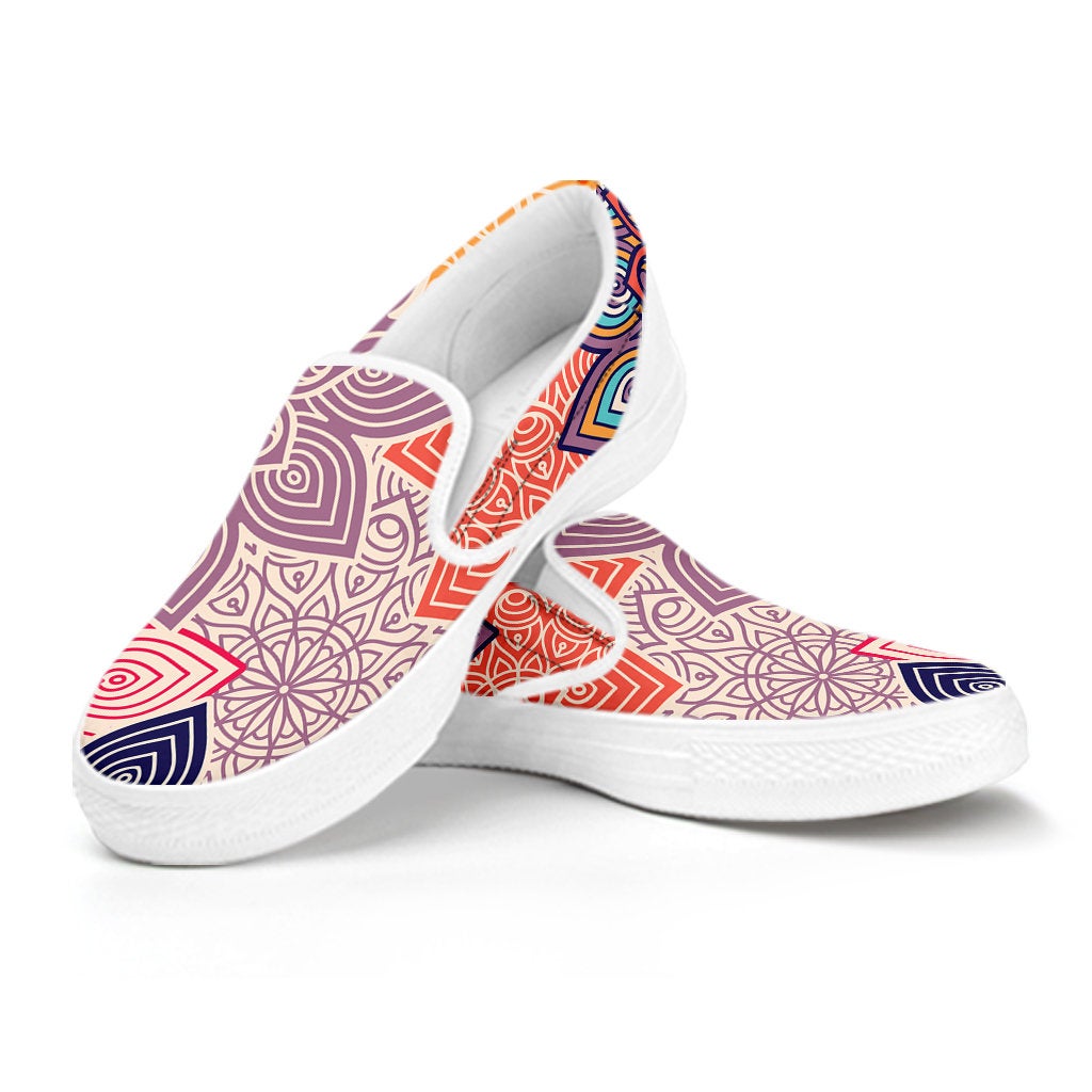 Colorful Floral Madalas Slip On Shoes