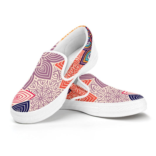 Colorful Floral Madalas Slip On Shoes