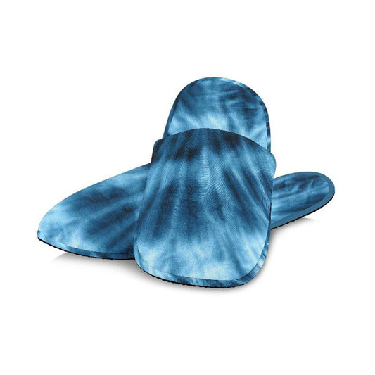 Blue Tie Dye Slippers