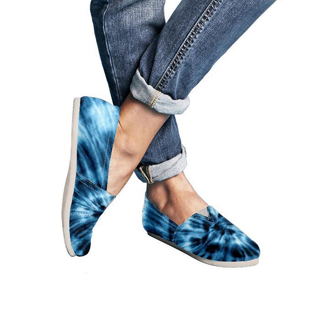Blue Tie Dye Casual Shoes