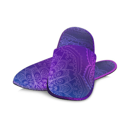 Purple Mandalas Slippers