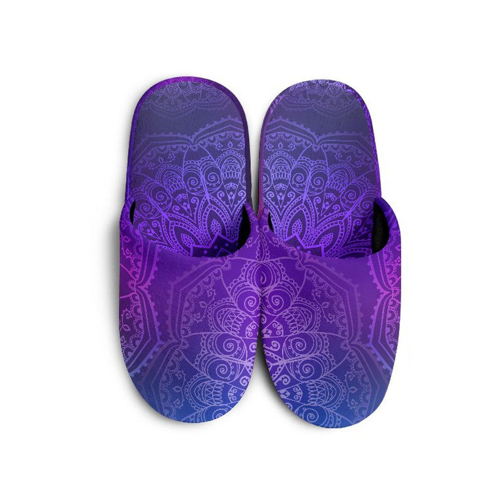 Purple Mandalas Slippers