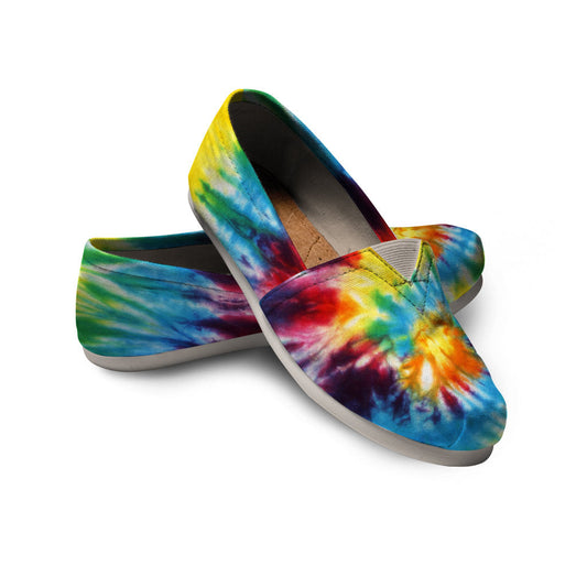 Colorful Tie Dye Casual Shoes