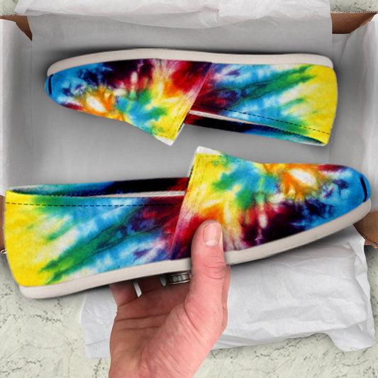 Colorful Tie Dye Casual Shoes