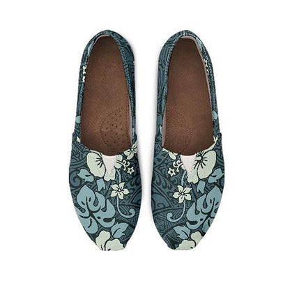 Floral Tribal Polynesian Casual Shoes