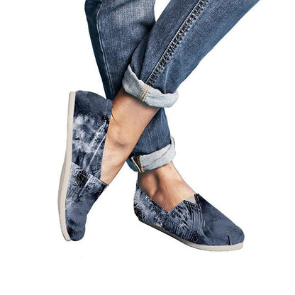 Grey Feathers Casual Shoes