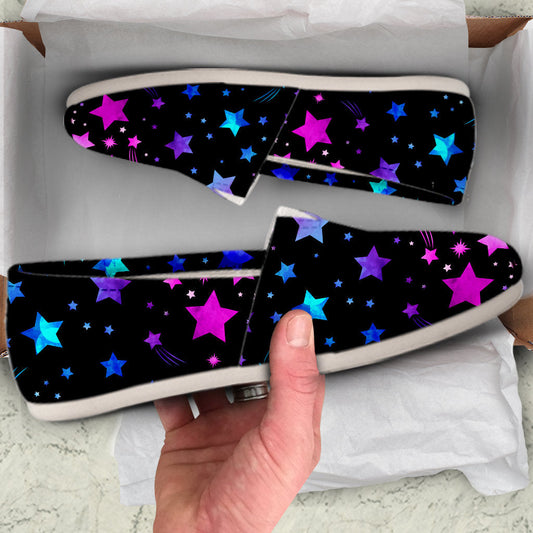 Pink & Purple Stars Casual Shoes