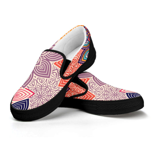 Colorful Floral Madalas Slip On Shoes