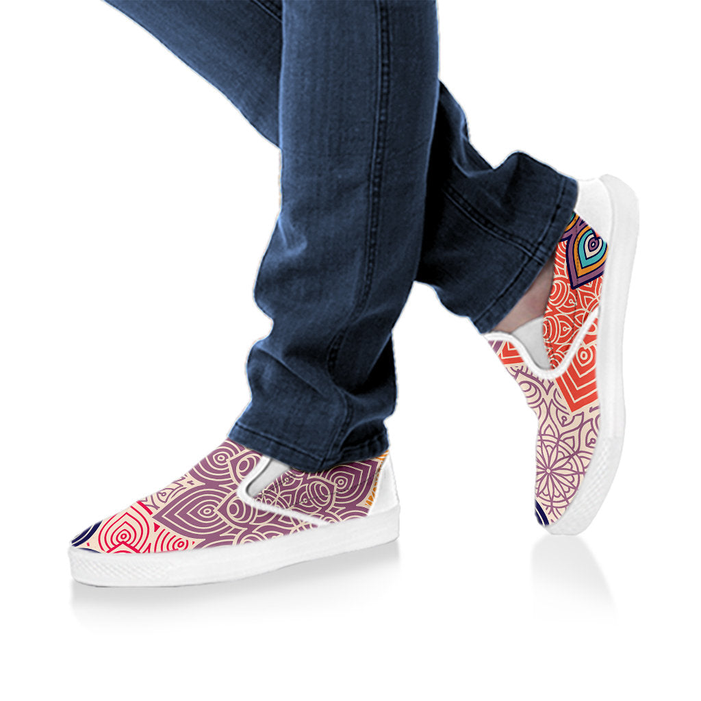 Colorful Floral Madalas Slip On Shoes