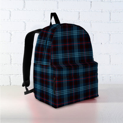 Blue Plaid Backpack
