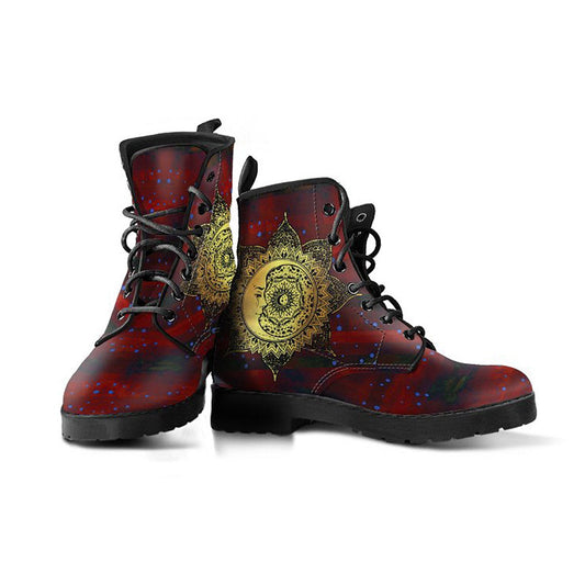 Golden Sun & Moon Womens Boots