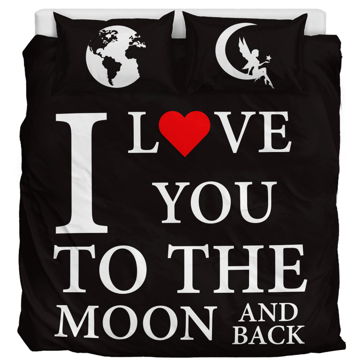 Moon and Stars Printed Bedding Set