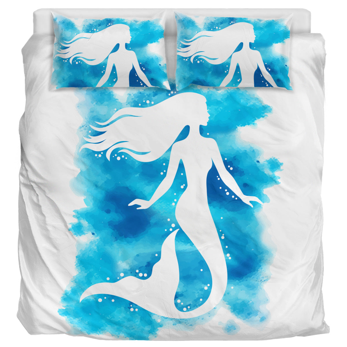 Mermaid Printed Bedding Set