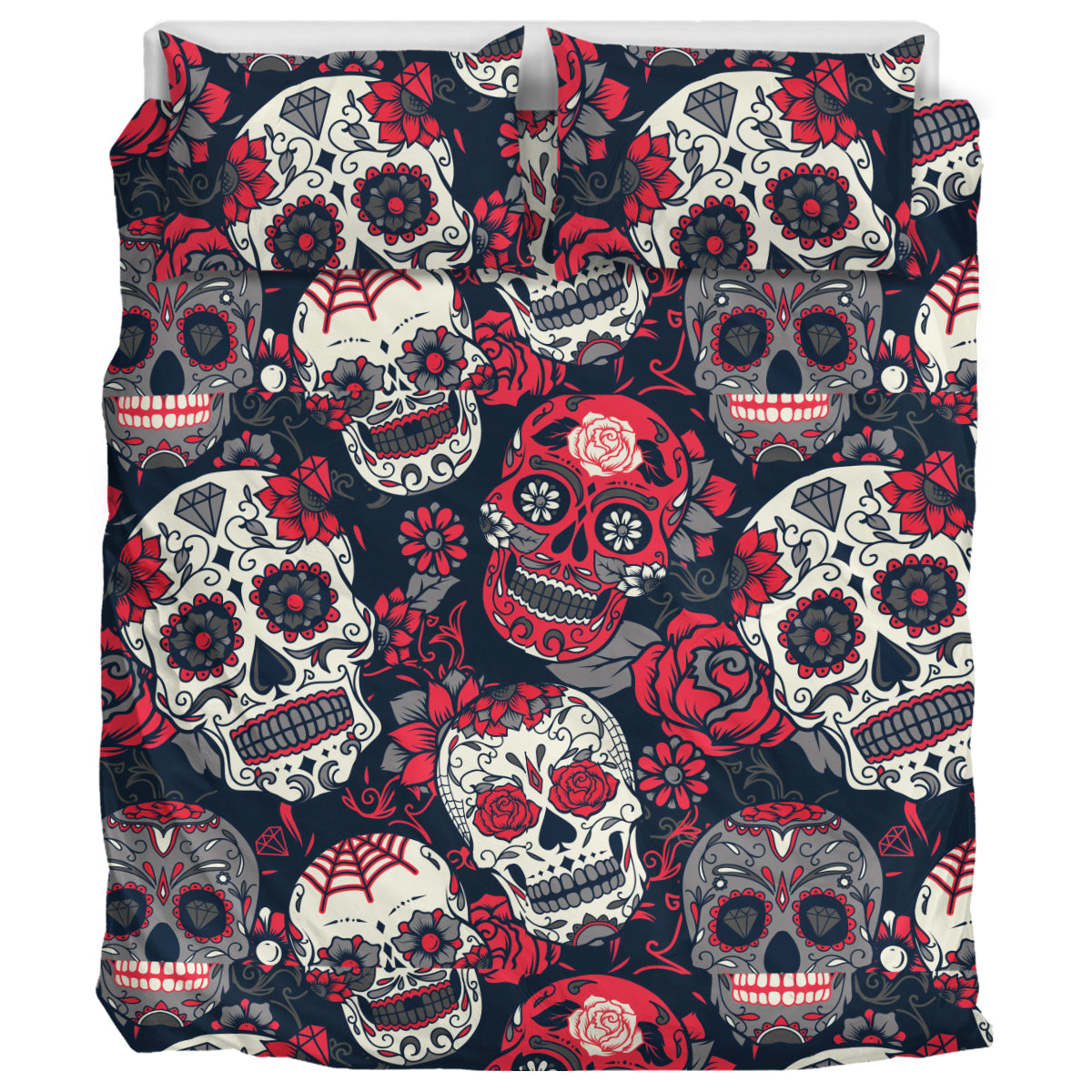 Pink Sugar Skull - Bedding Set