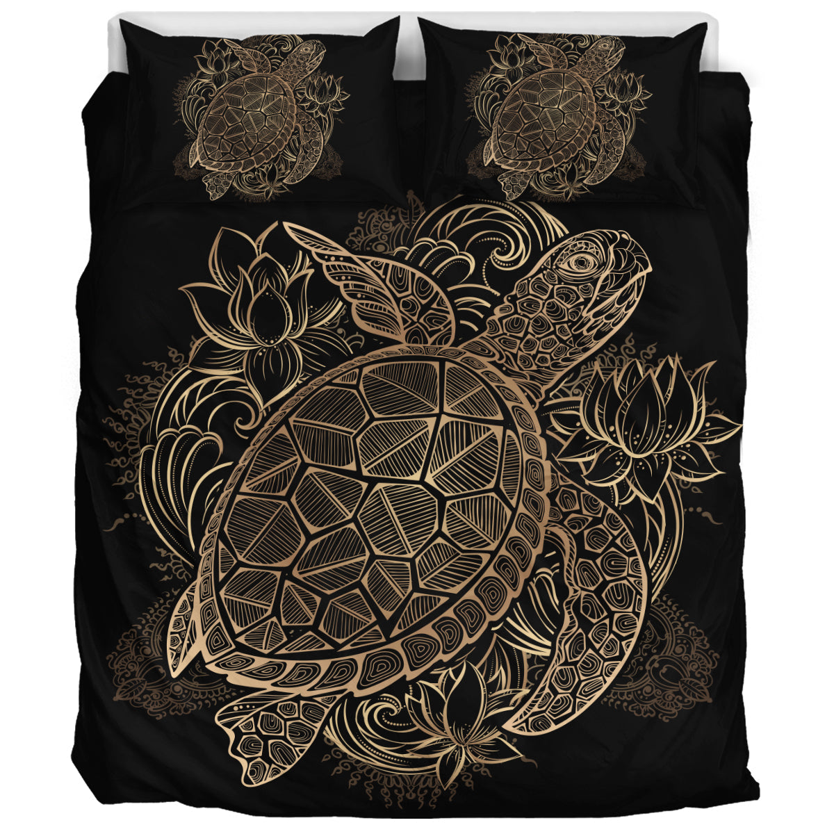 Golden Tortoise Bedding Set