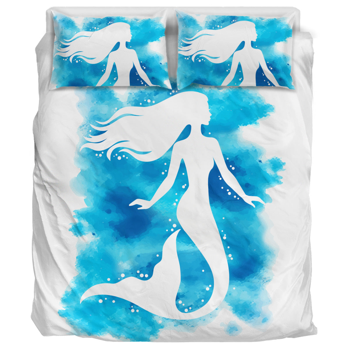 Mermaid Printed Bedding Set