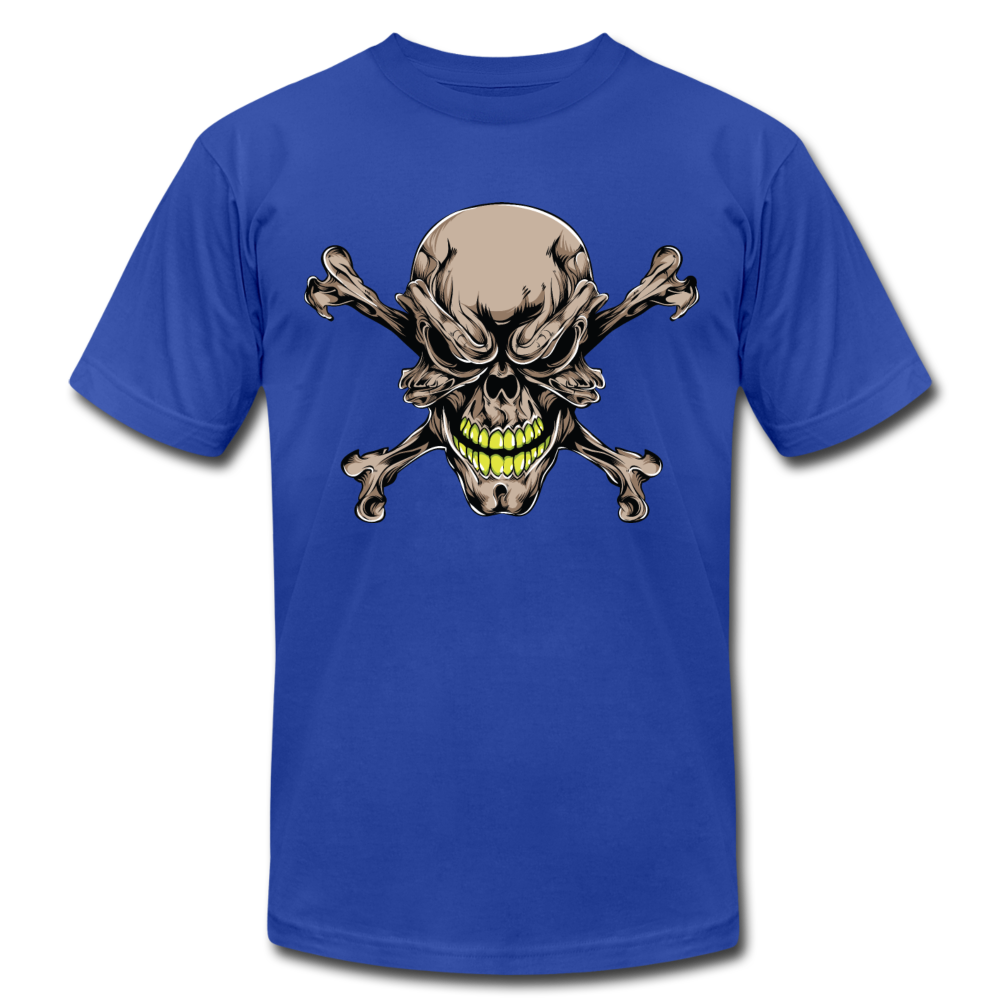 Skull & Cross Bones T-Shirt - royal blue