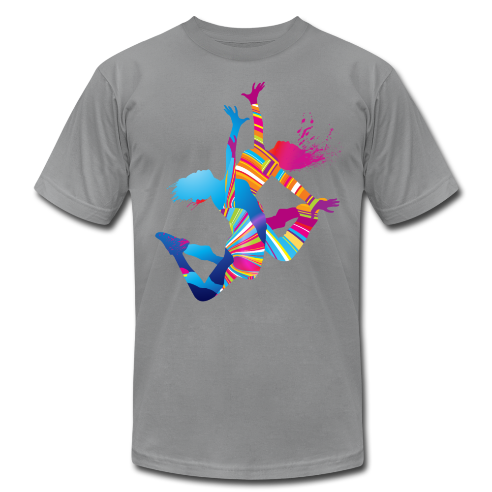 Colorful Abstract Dancers T-Shirt - slate