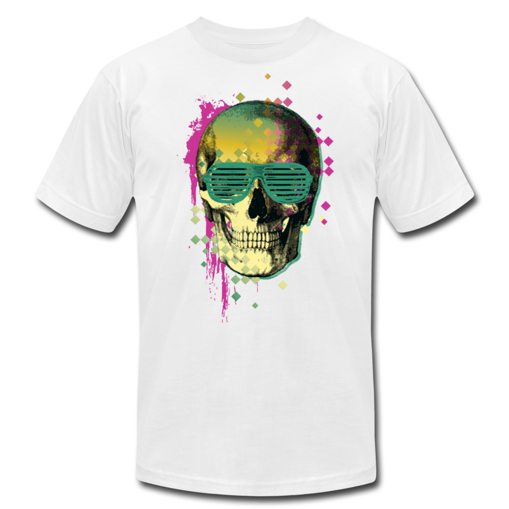Skull Glasses T-Shirt - white