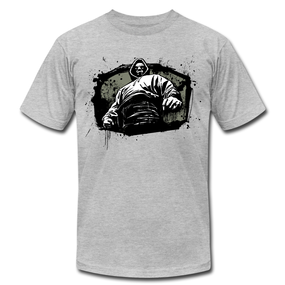 Abstract Thug T-Shirt - heather gray
