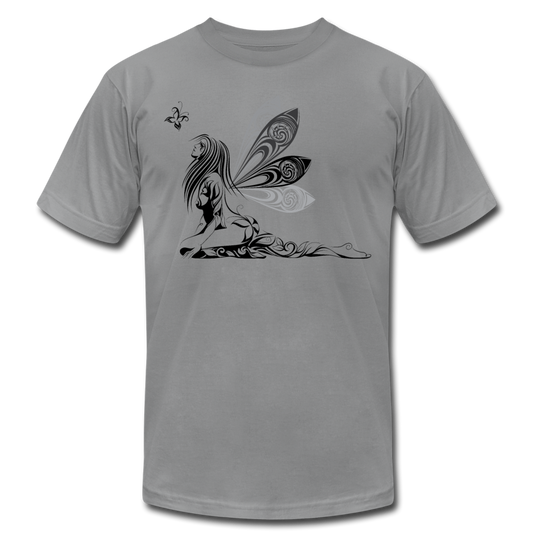 Fairy Butterfly Maori Tribal Girl T-Shirt - slate