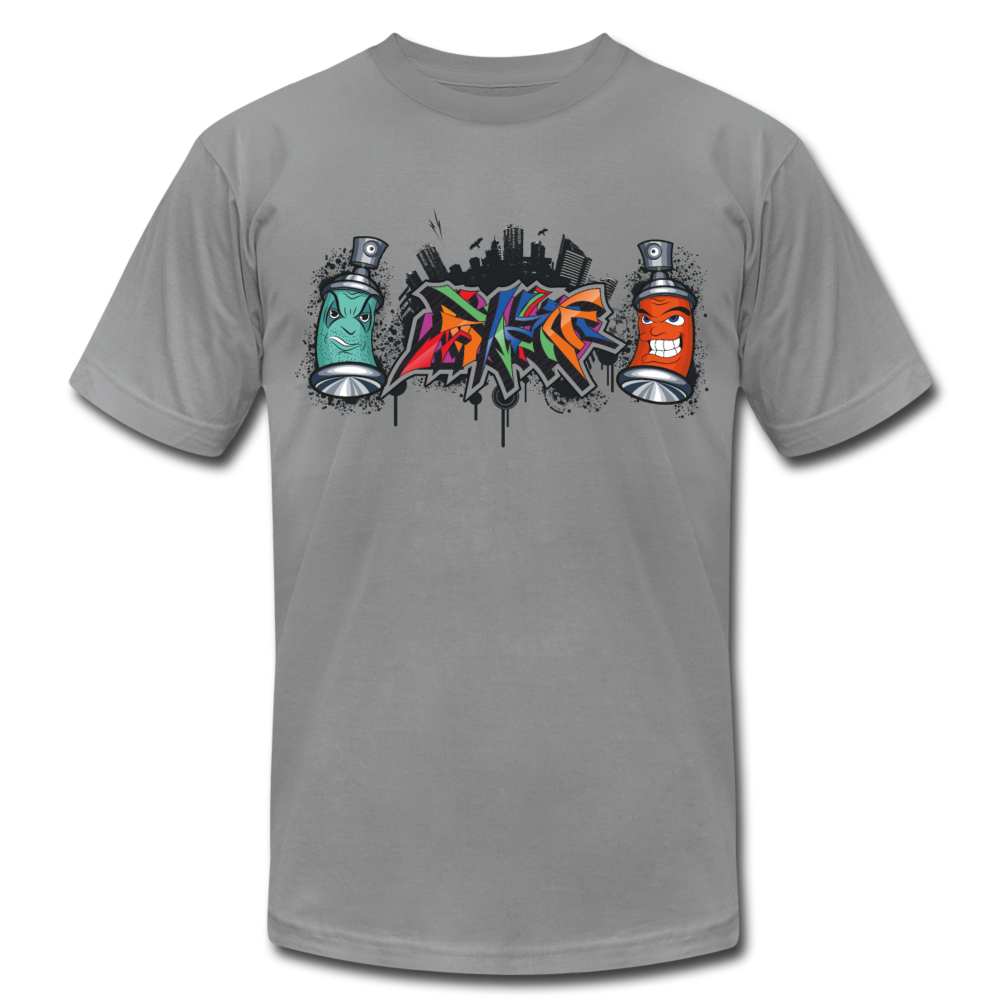 Colorful Graffiti Spray Cans T-Shirt - slate