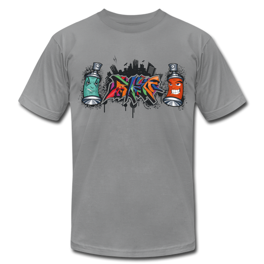 Colorful Graffiti Spray Cans T-Shirt - slate
