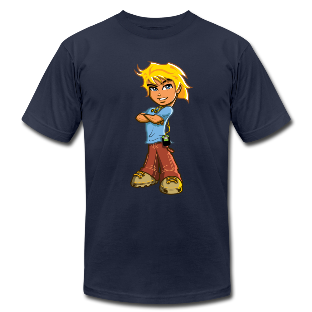 Cartoon Boy T-Shirt - navy