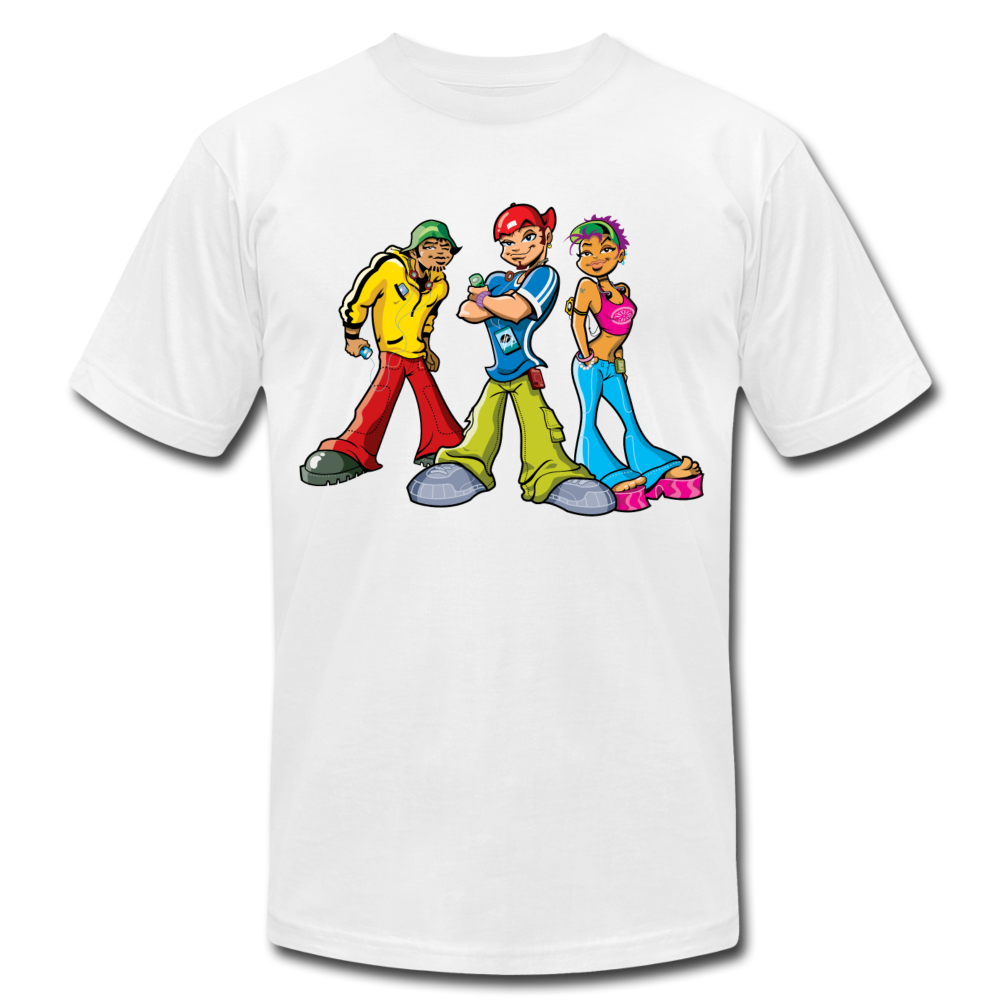 Hip Hop Cartoons T-Shirt - white