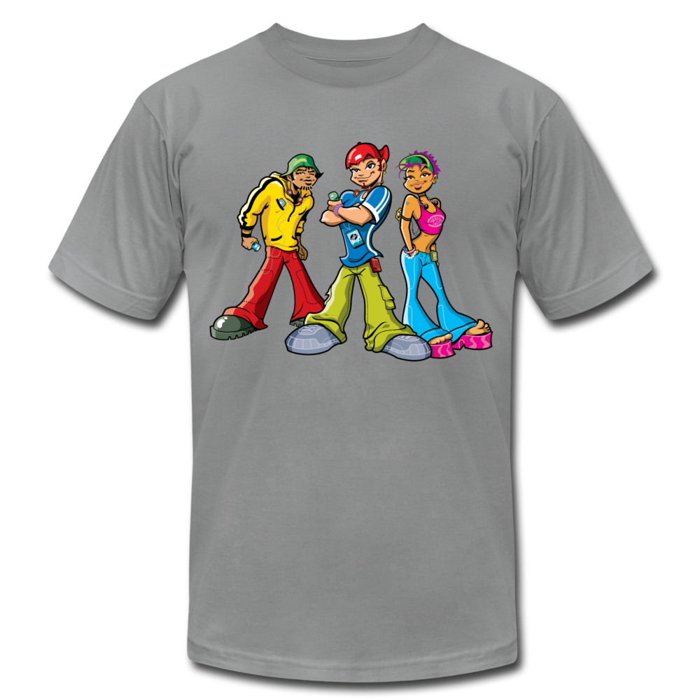 Hip Hop Cartoons T-Shirt - slate