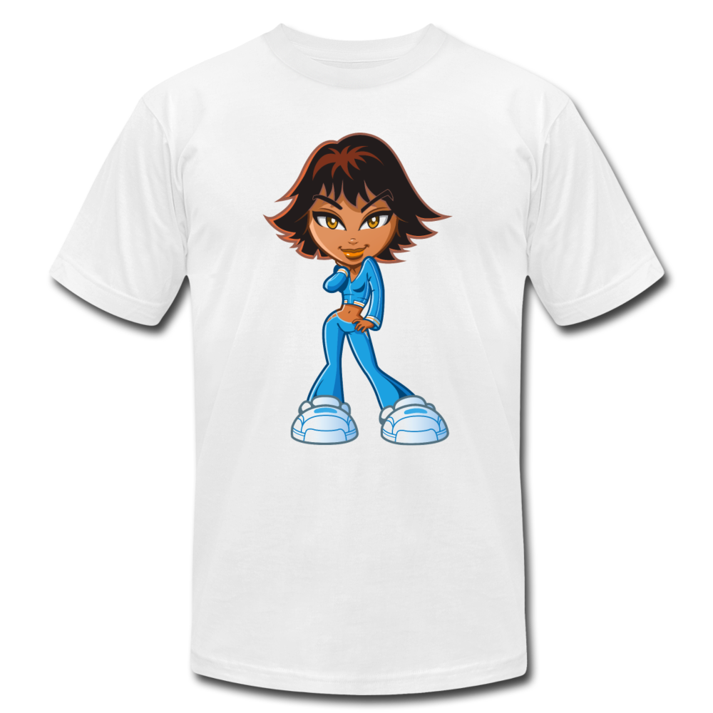 Cartoon Girl T-Shirt - white
