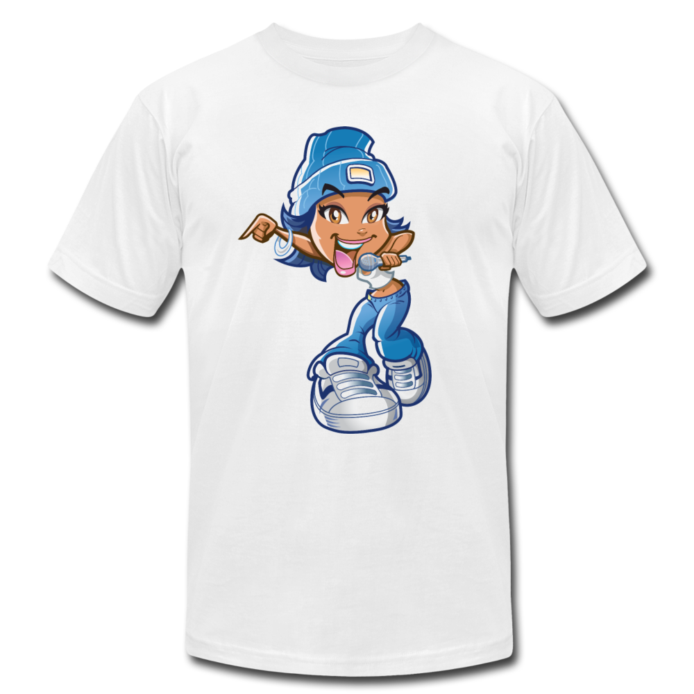 Cartoon Girl T-Shirt - white