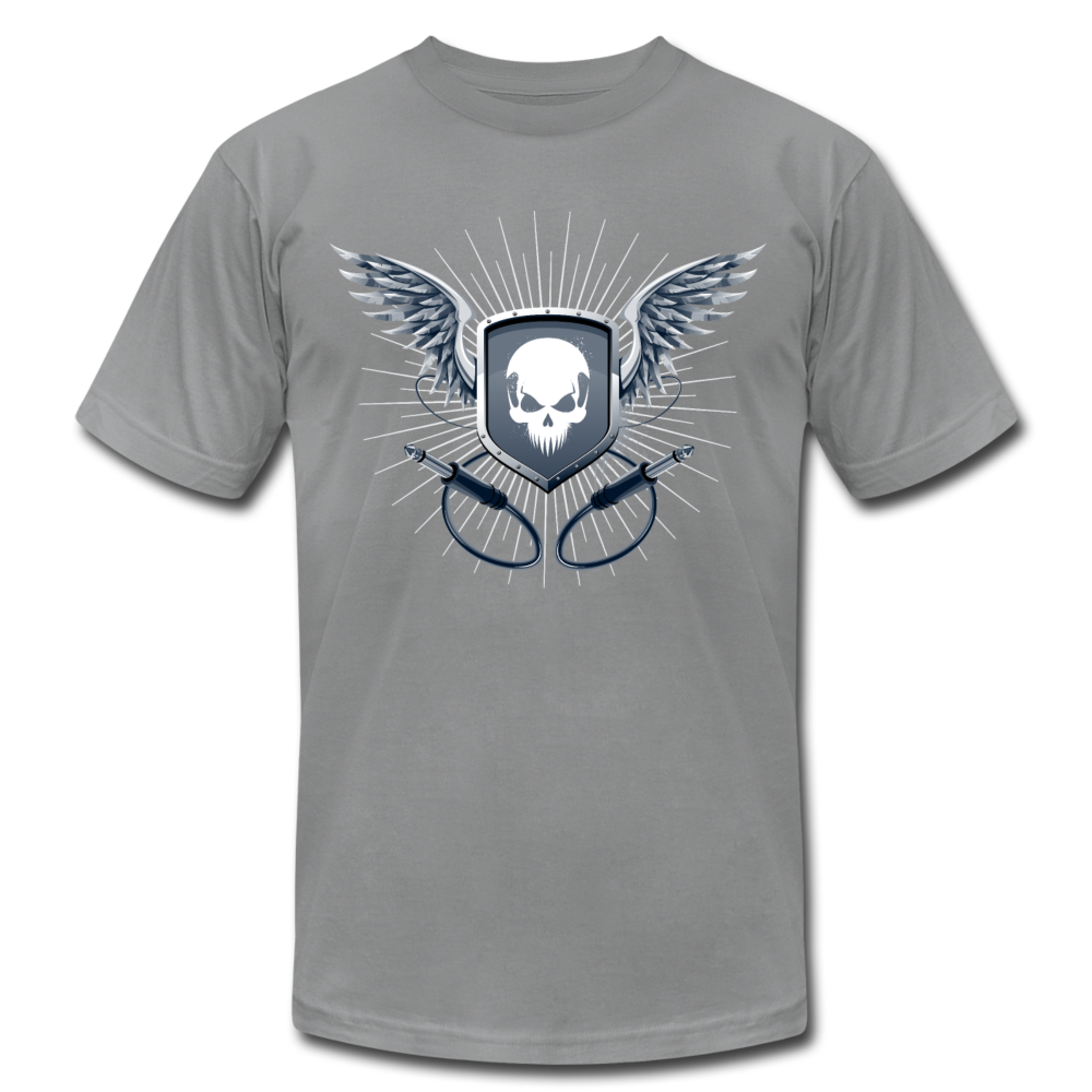 Skull Wings T-Shirt - slate