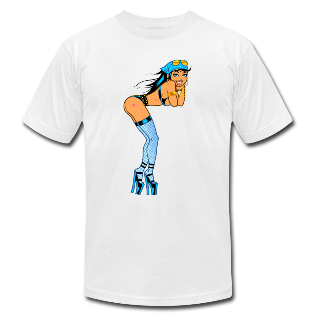 Hot Bandanna Girl T-Shirt - white